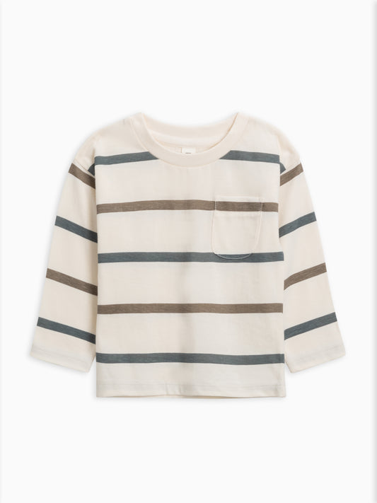 Organic Striped Long Sleeve (6M-6Y)