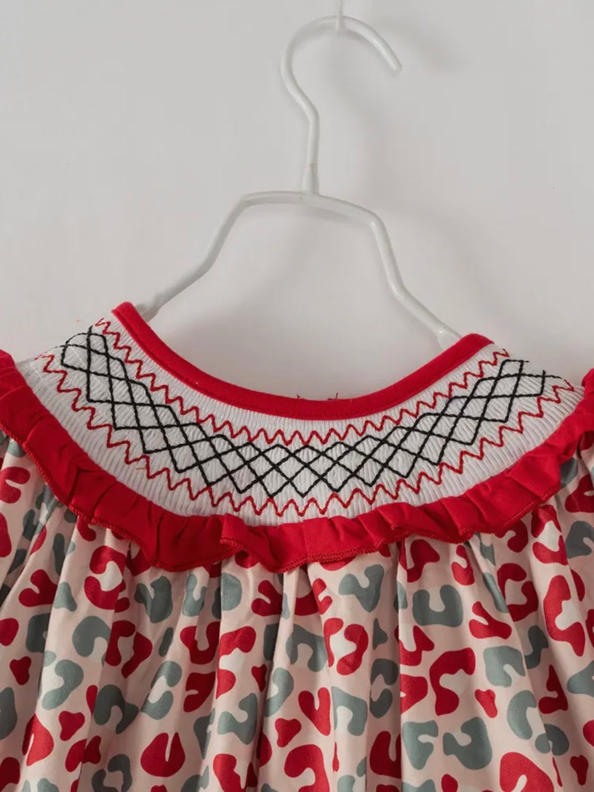 Leopard Girl Smocked Pant Outfit