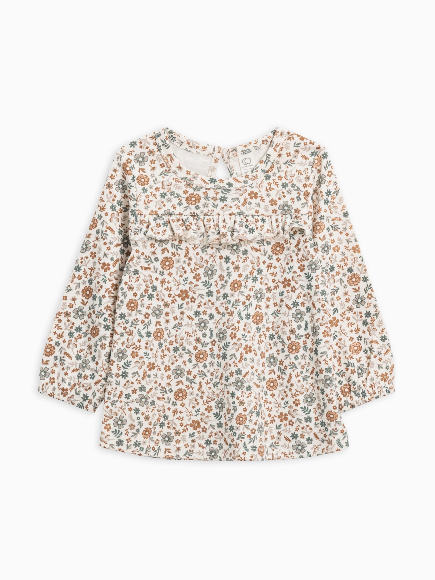 Organic Dawn Floral Long Sleeve Top (6M-6Y)