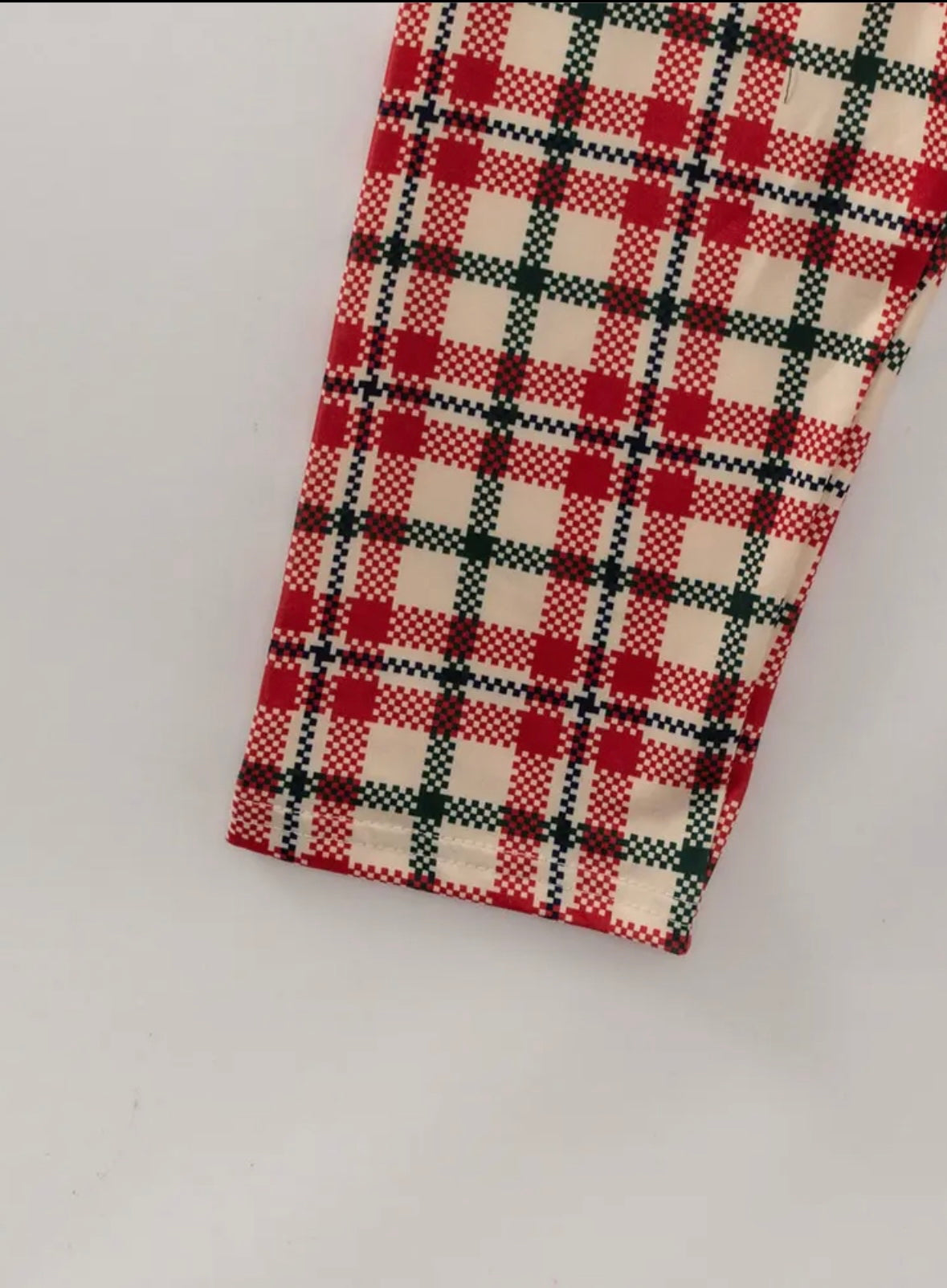 Christmas Plaid Smocked Boy Pant Set