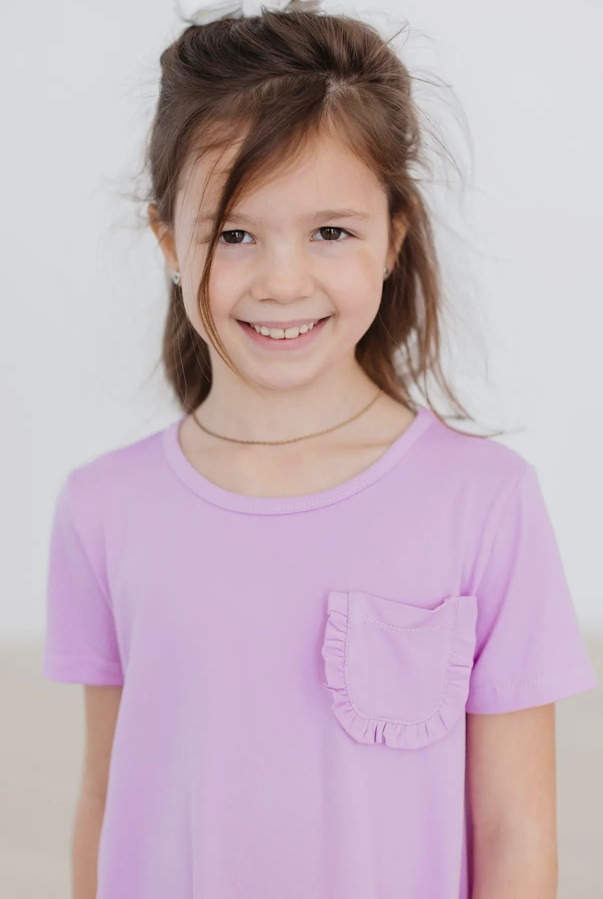 Bright Lilac T-Shirt Dress
