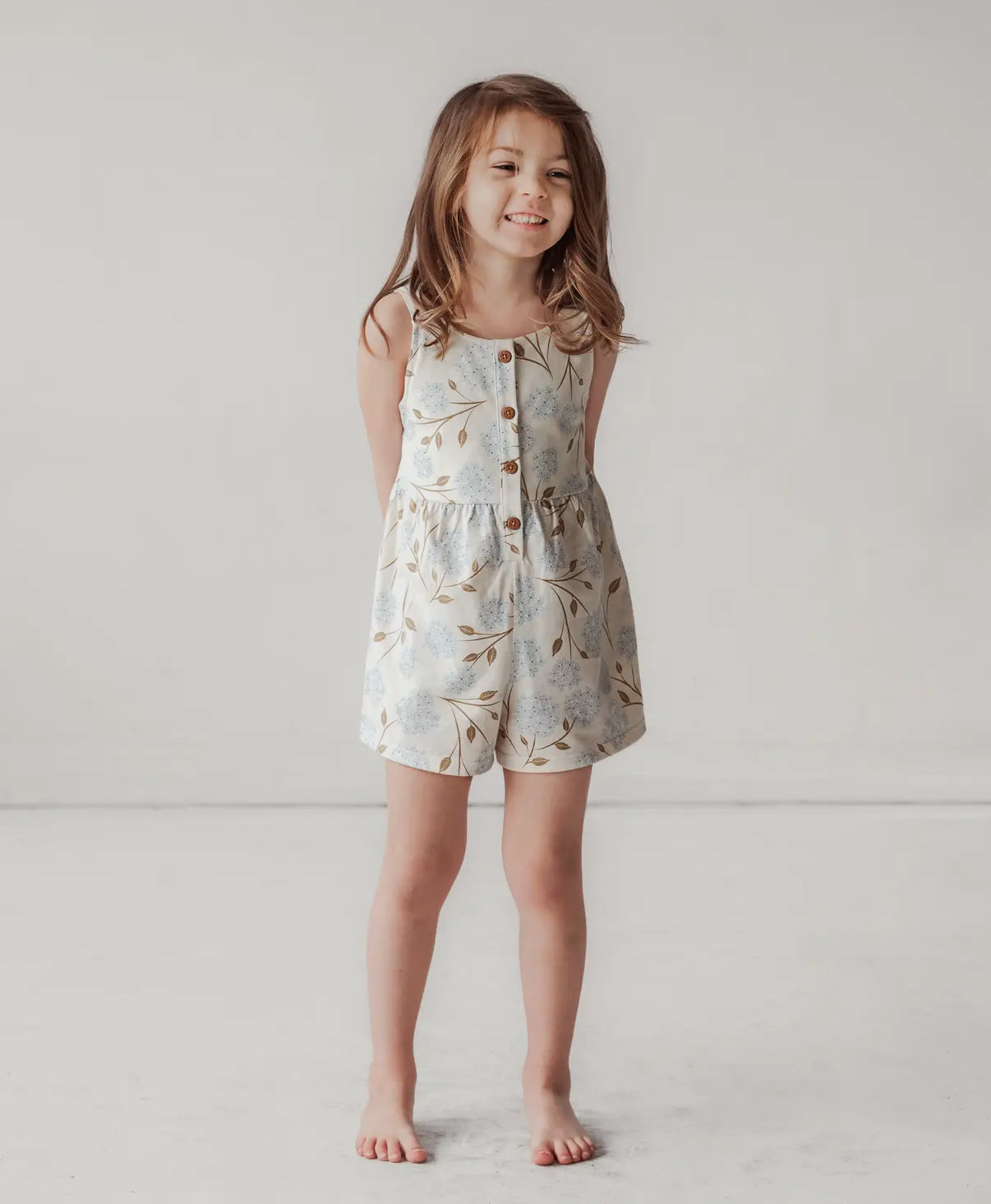 Hydrangea Tank Romper