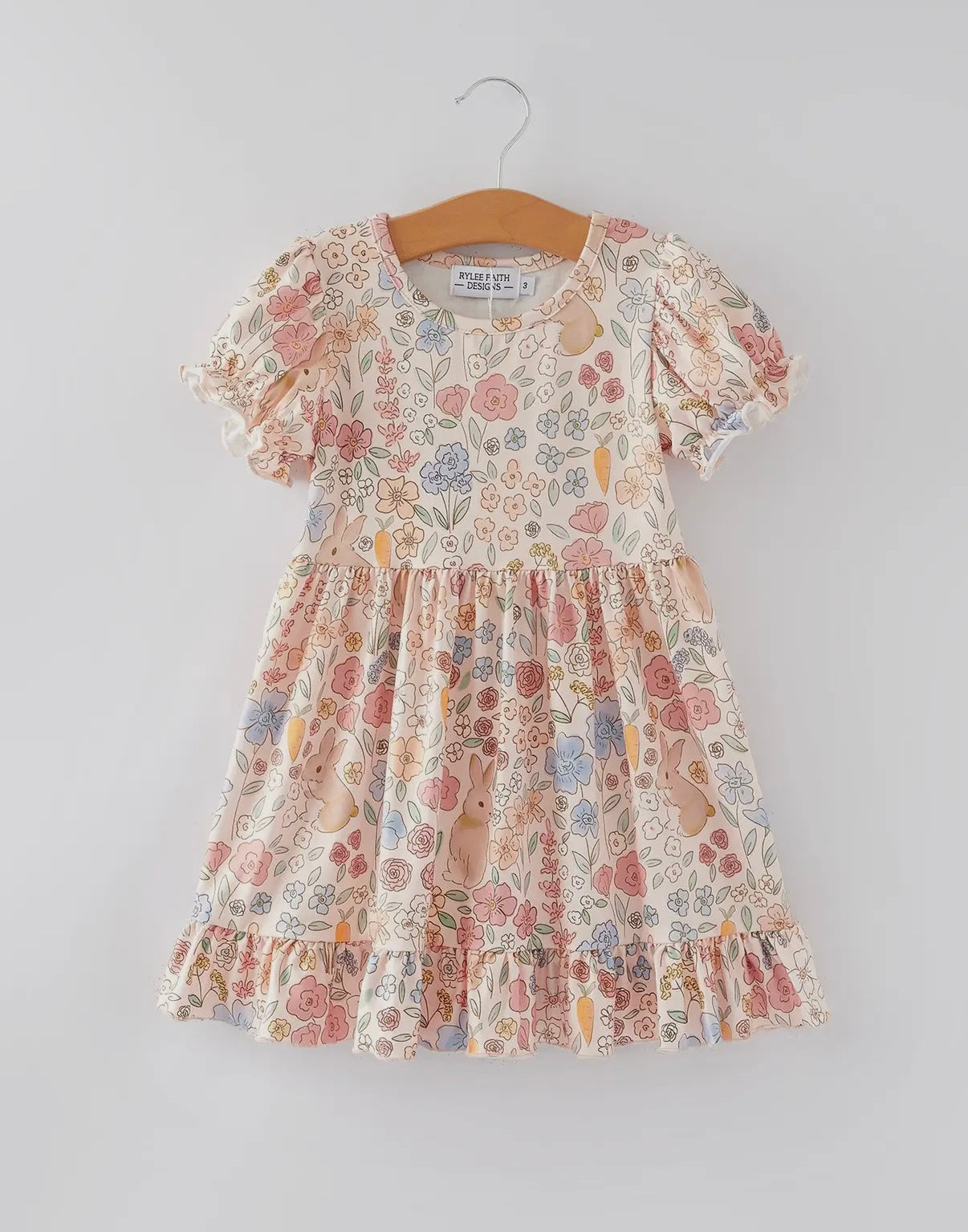 Easter Bunny Floral Dress