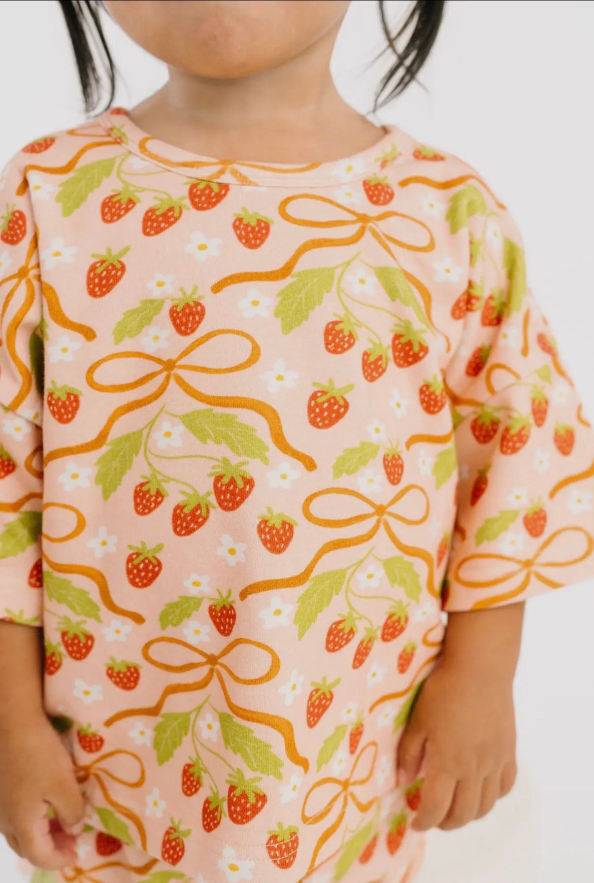 Sweet Strawberry Slouchy Set