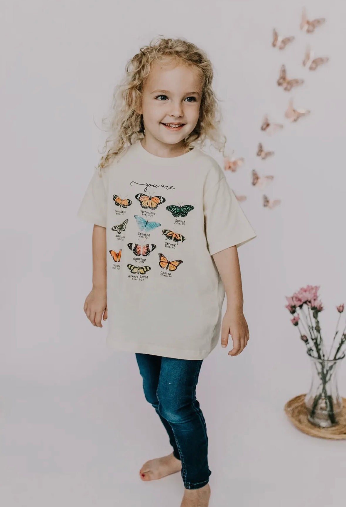 You Are Butterfly Affirmation Words (2T-5T)