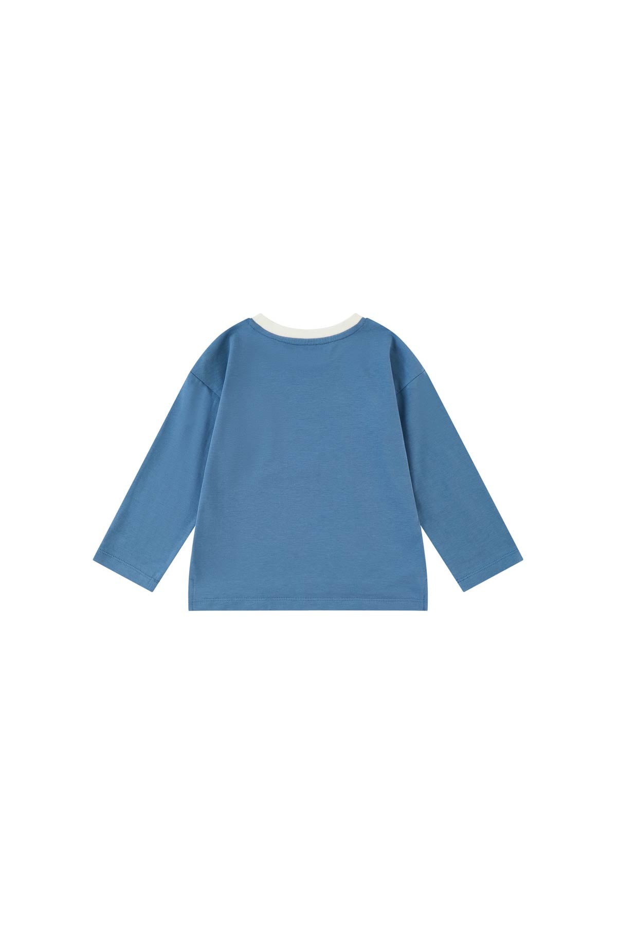 Toddler Long Sleeve T Shirt - Aegean Blue (12M-6Y)