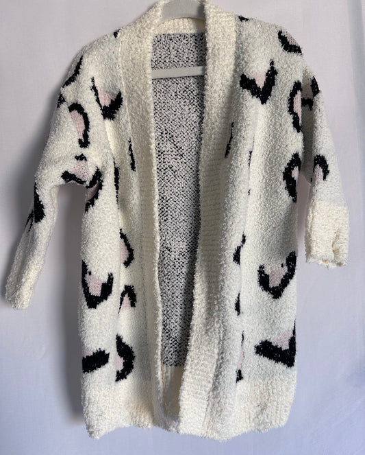 Leopard Distressed Cardigan (12M-5T)