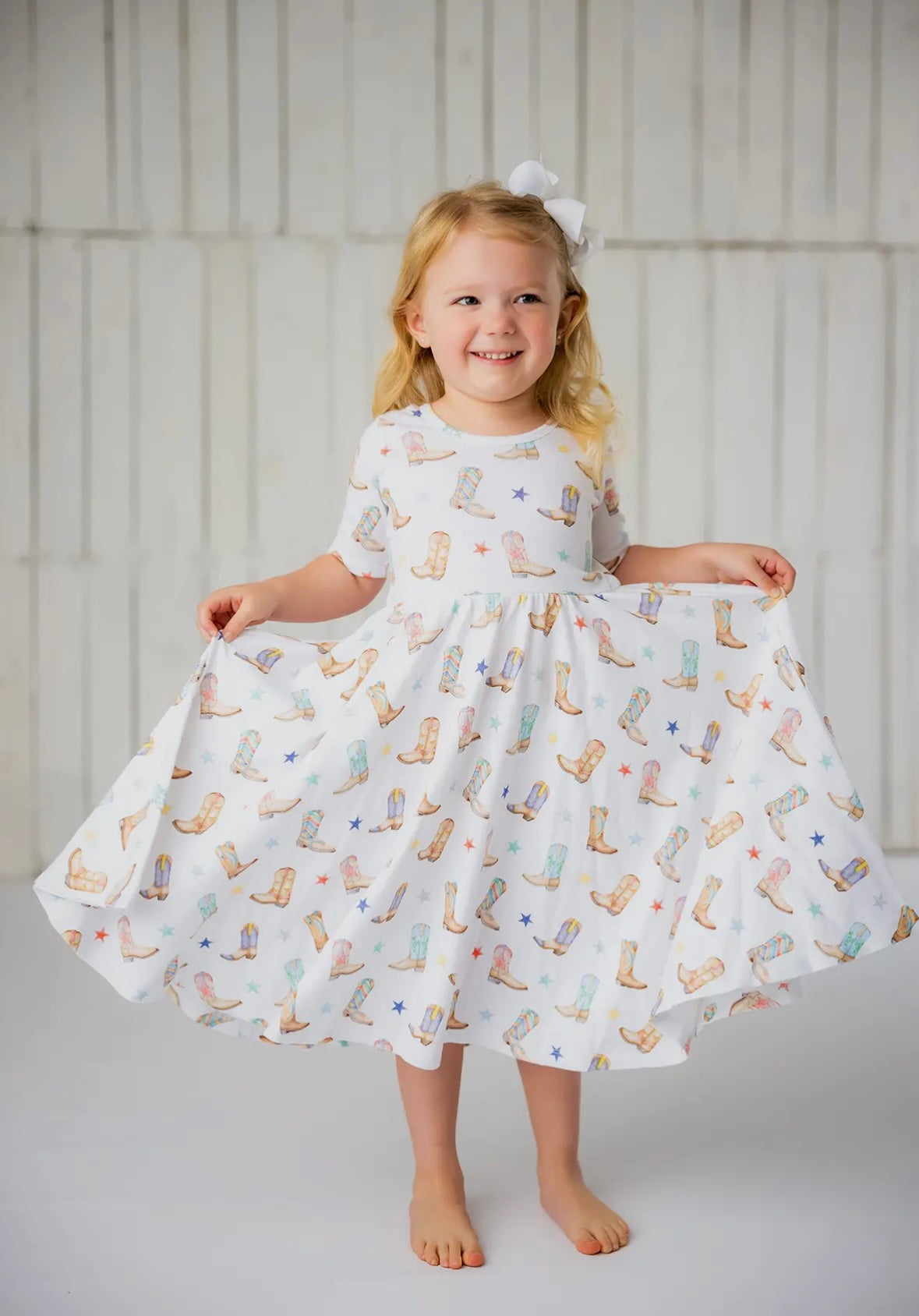 Giddy Up Organic Cotton Dress (2T-7)