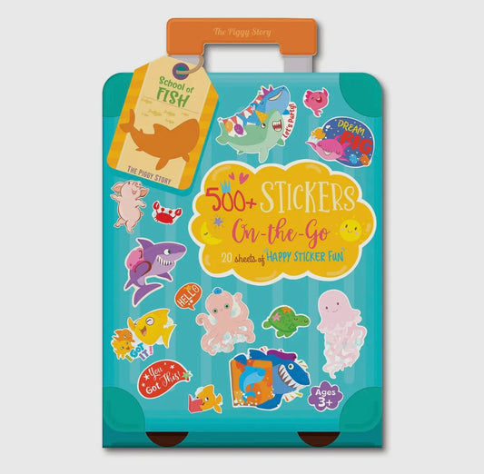 500+ Stickers On-The-Go School of Fish