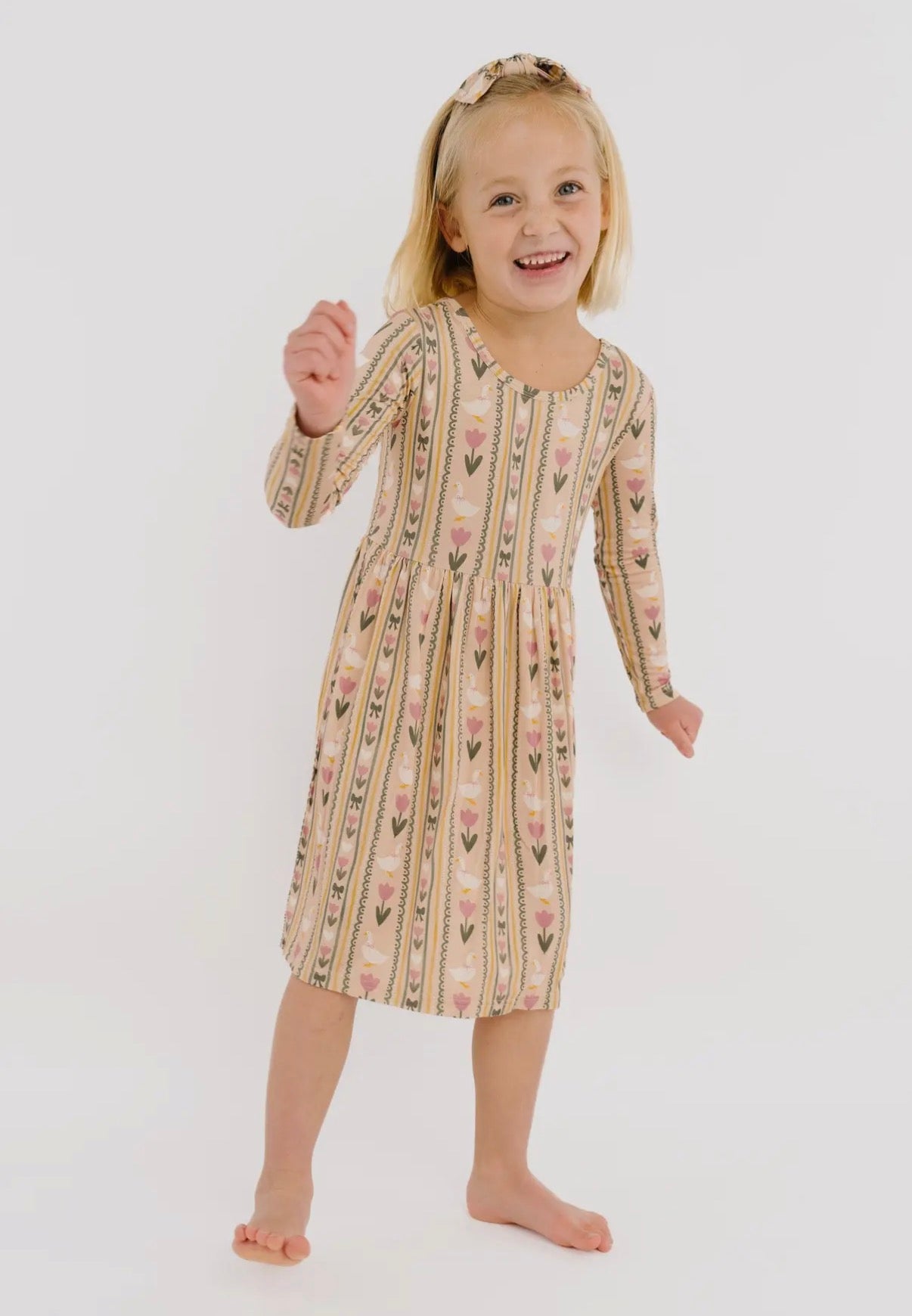 Spring Goose Bamboo Dress