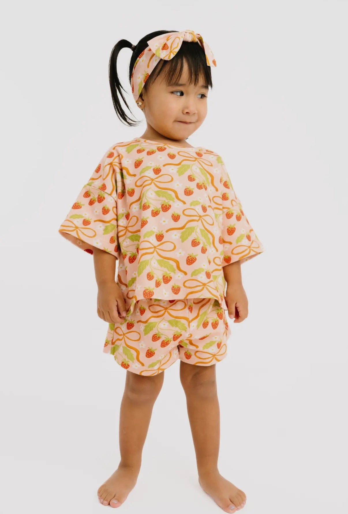 Sweet Strawberry Slouchy Set