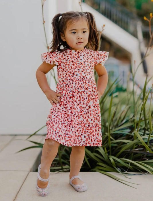 Red Floral Dress