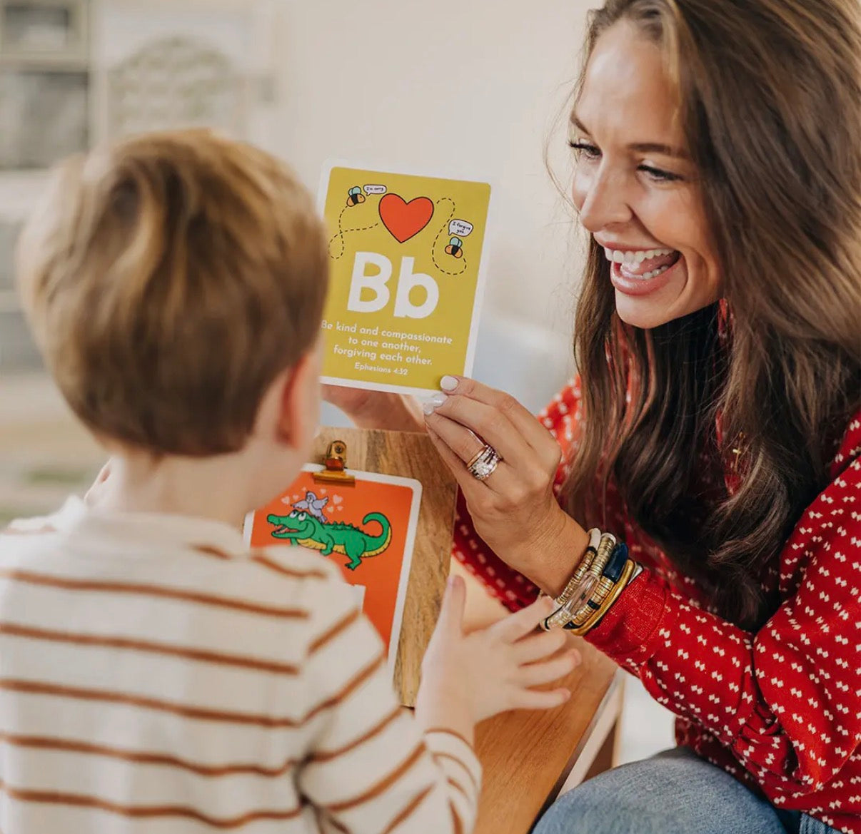 ABC Scripture Cards With Wooden Clipboard