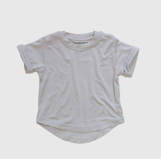 Basic T Shirt- Stone (6M-8Y)