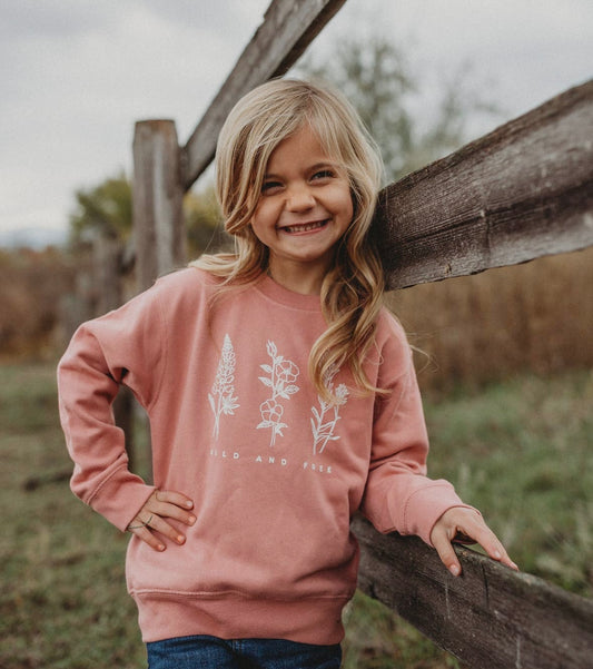 Wild and Free Sweatshirt (2T-6Y)