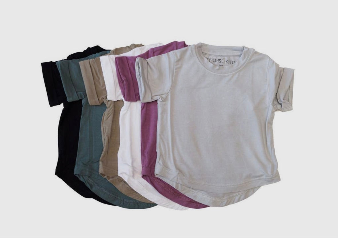 Basic Bamboo T Shirt- Iris (12M-6Y)